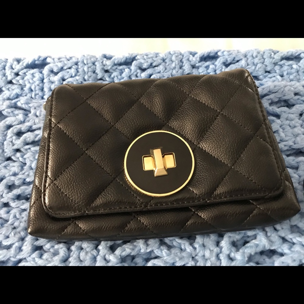 Banana Republic clutch/shoulder bag black
